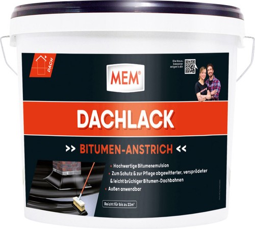 Mem bitumen dachlack l - mem,
