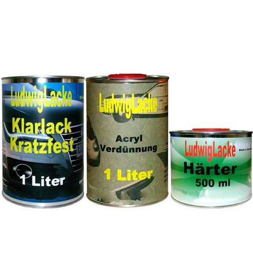 Klarlack set liter mit - 2,5,